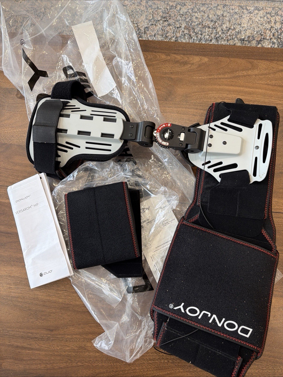 DONJOY VersaROM Hip Brace 11-3333 Adjustable Post-Op Support Left Right