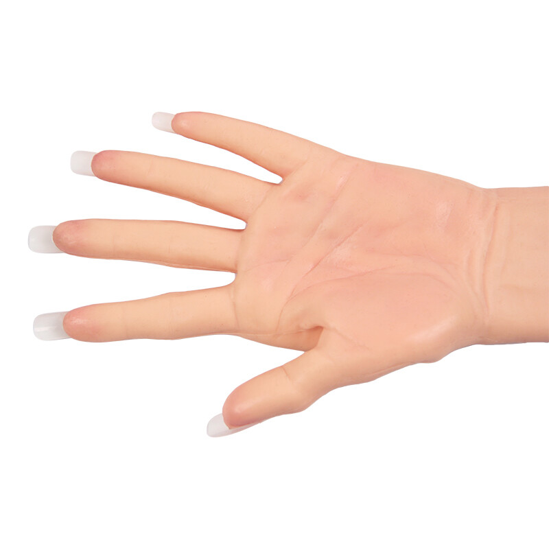 KnowU Silicone Hand Sleeve Highly Simulated Skin Cover Scars Jewelry Display
