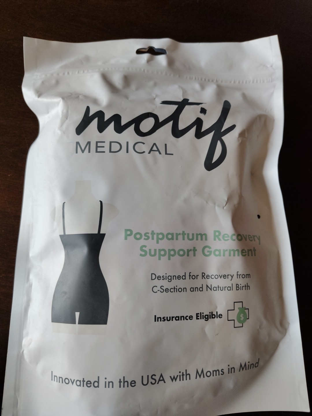NWT Motif Medical Postpartum Recovery Support Garment Nude Size Medium