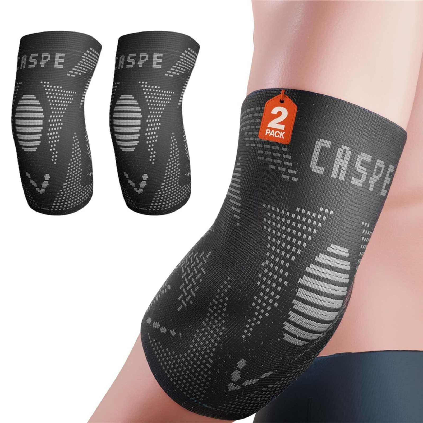 2X Elbow Brace Compression Support Sleeve Arthritis Tendonitis Reduce Joint Pain