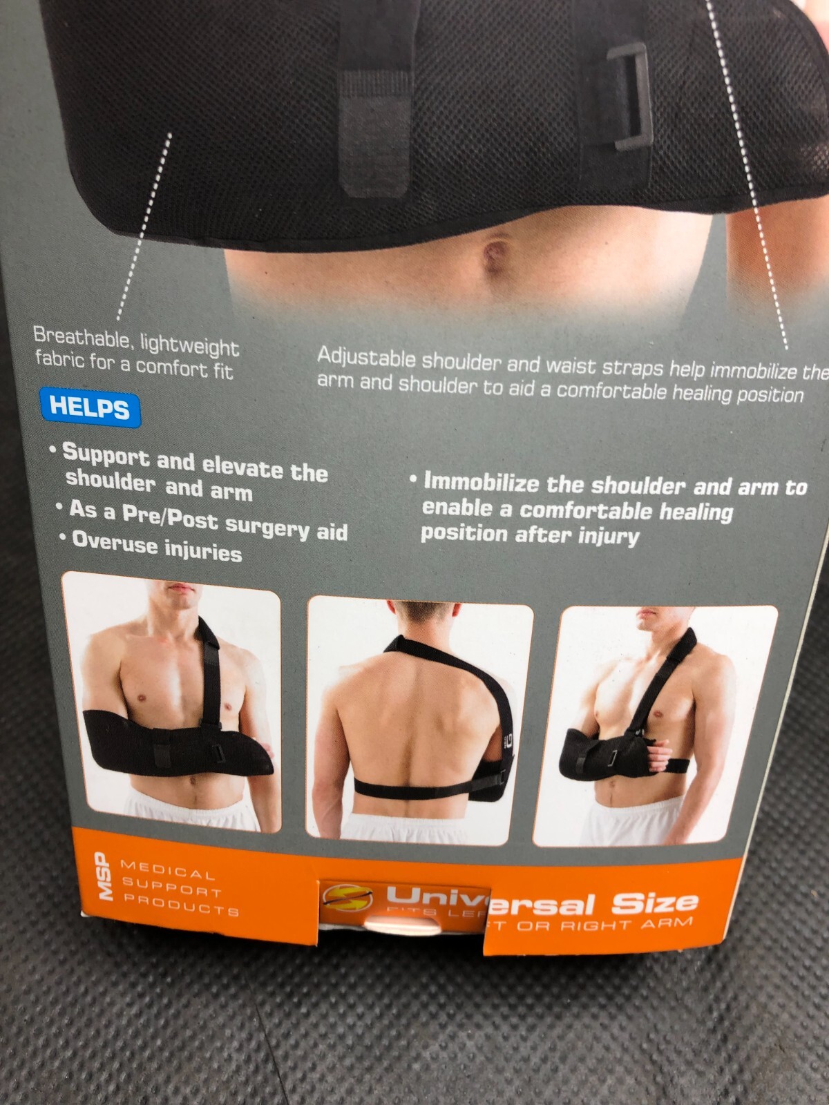 Neo G Airflow Breathable Arm Sling One Size UNIVERSAL- 1.0 ea NEW FREE SHIPPING