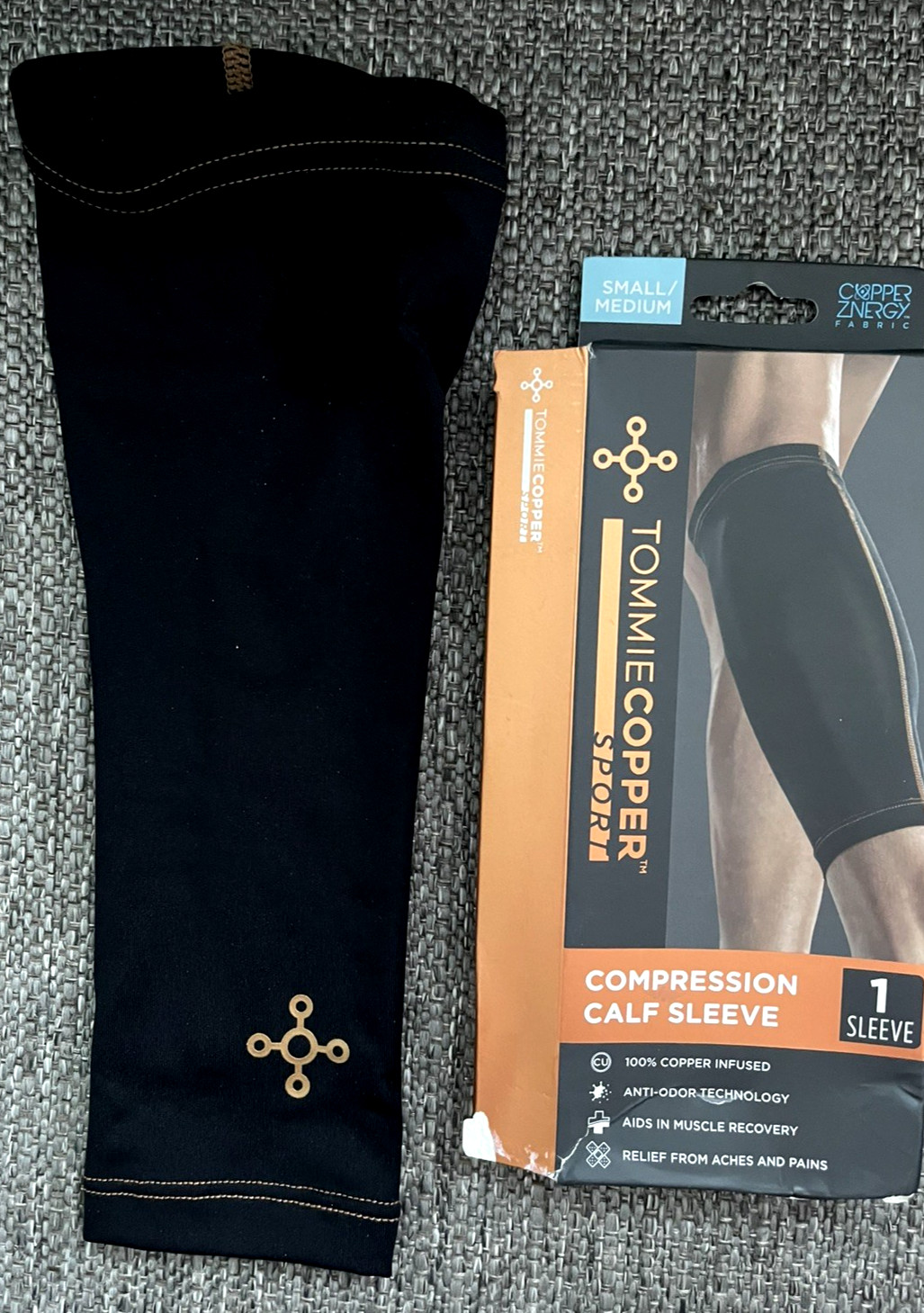 Tommie Copper Compression Calf Sleeve Size Small/Medium New Fast Shipping