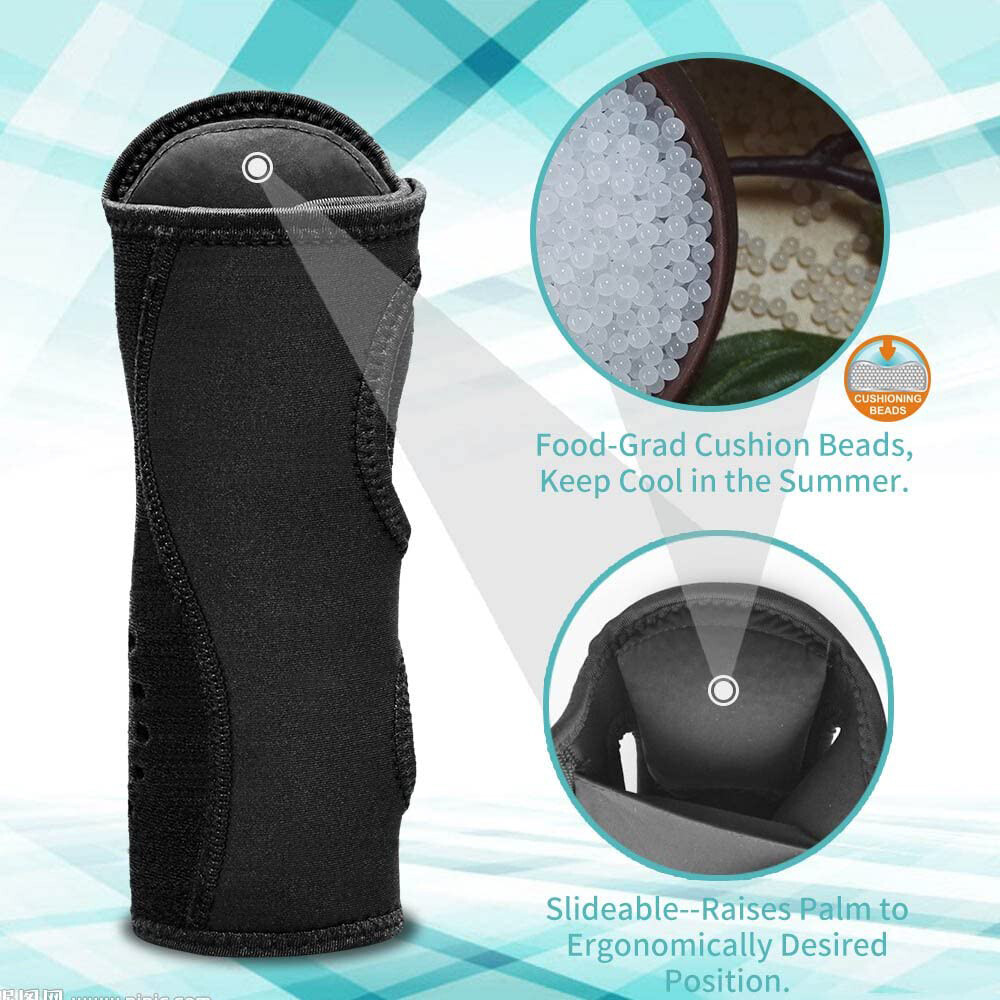 Soft Wrist Sleep Support Brace Carpel Tunnel Typing Fatigue/Pain Relief – 2pcs