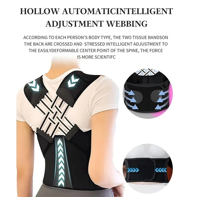 Posture Corrector Support Back Shoulder Brace Belt Band For Men Women