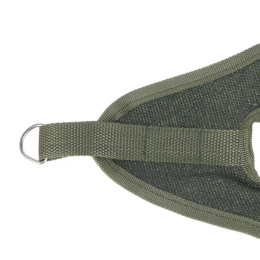 Green Canvas Cervical Traction Belt Neck Stretcher Band Vertebrae Stretch Fixing