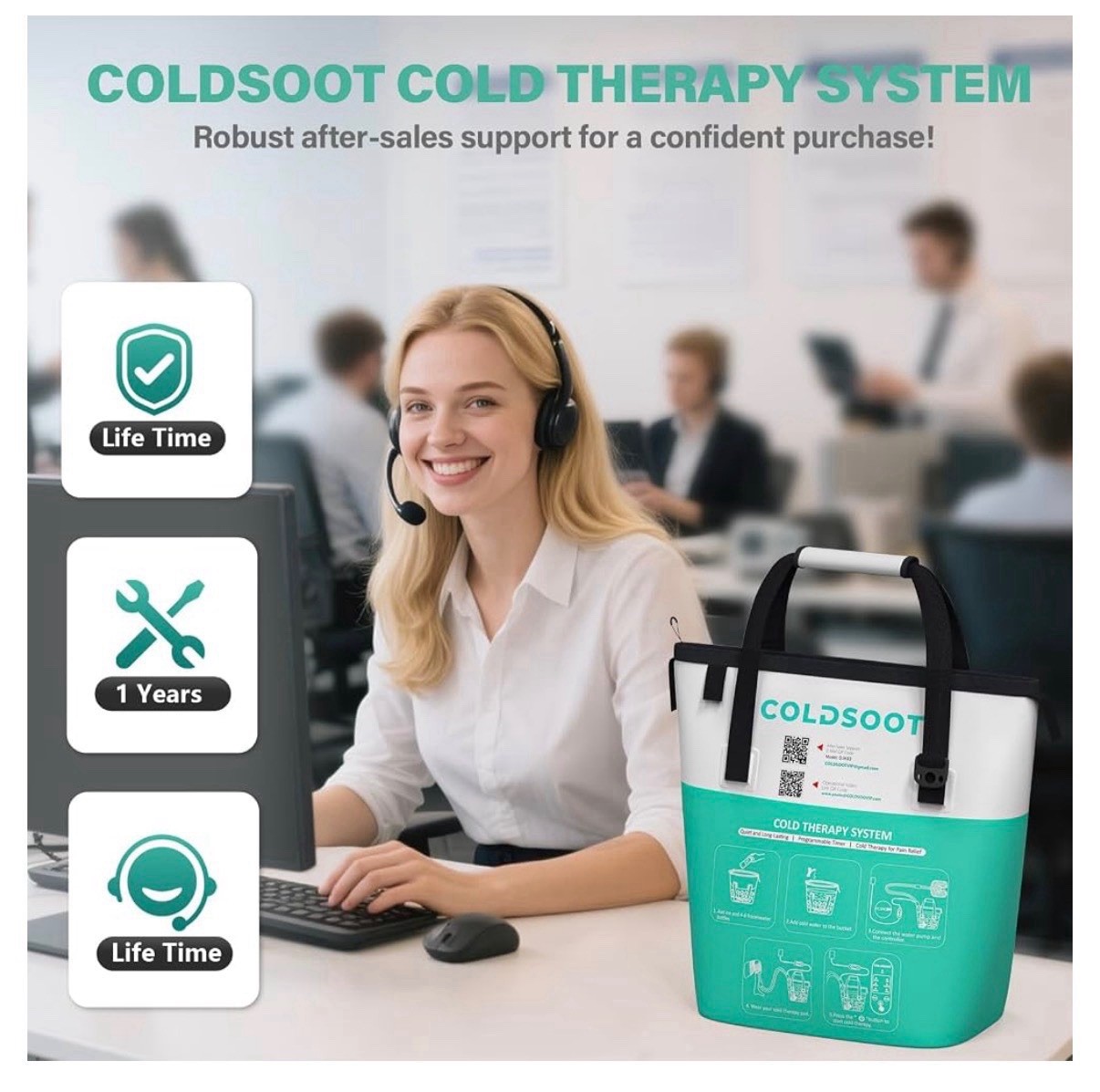 Cold Therapy Machine For Shoulder with Programmable Timer