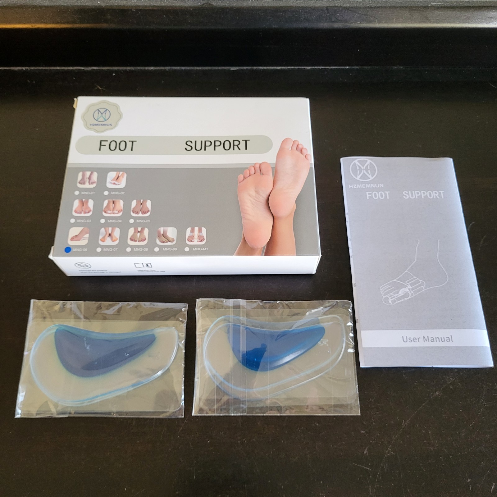 Polymer Foot Arch Support Stability Bands (6-SET) by Hzmemnun Reusable NEW