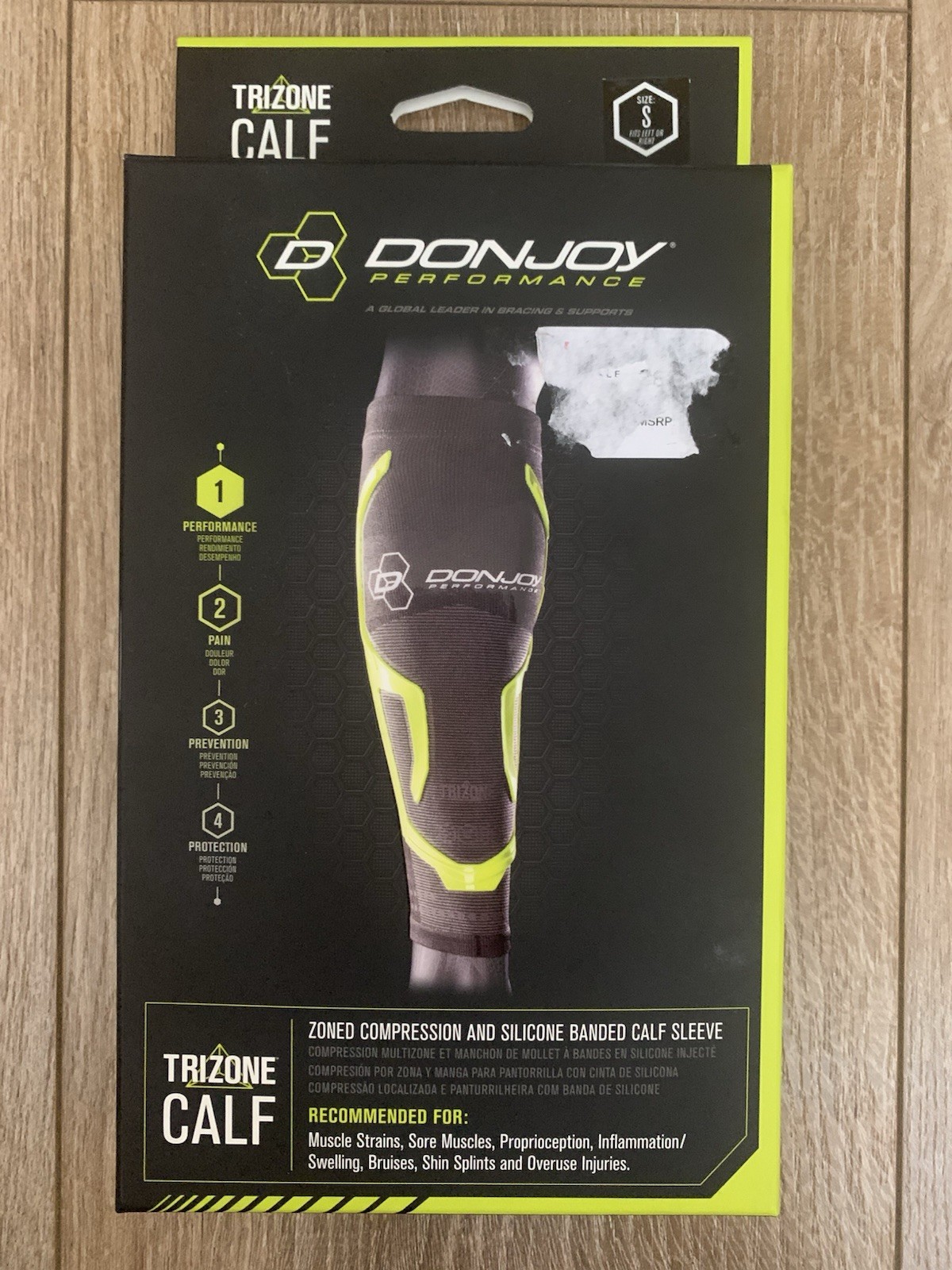 Donjoy Performance Trione Calf Compression Sleeve NEW