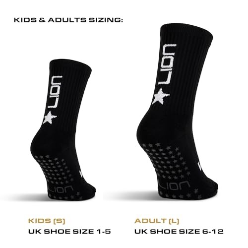 Football Grip Socks For Men/Women/Kids – Variety Of Colours To Large Aqua
