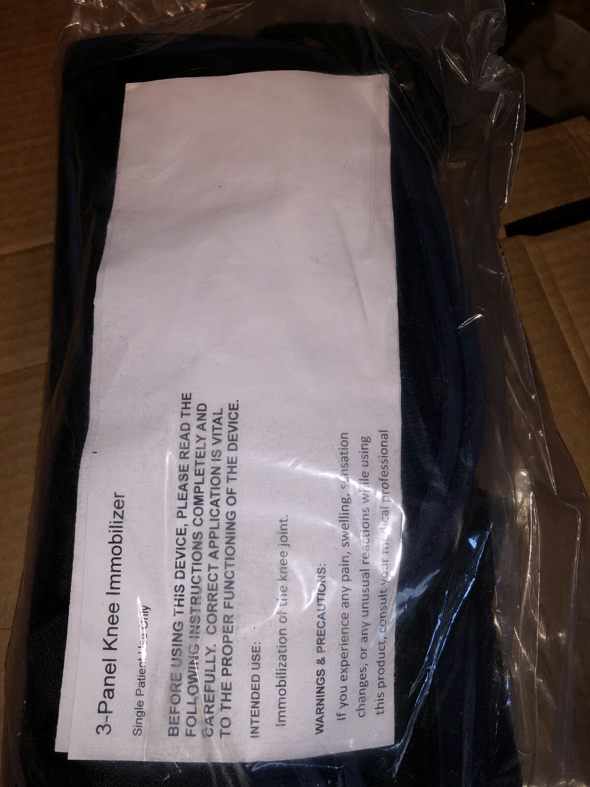FitPro Post-Op Knee Immobolizer 3 Panel 20 Inch