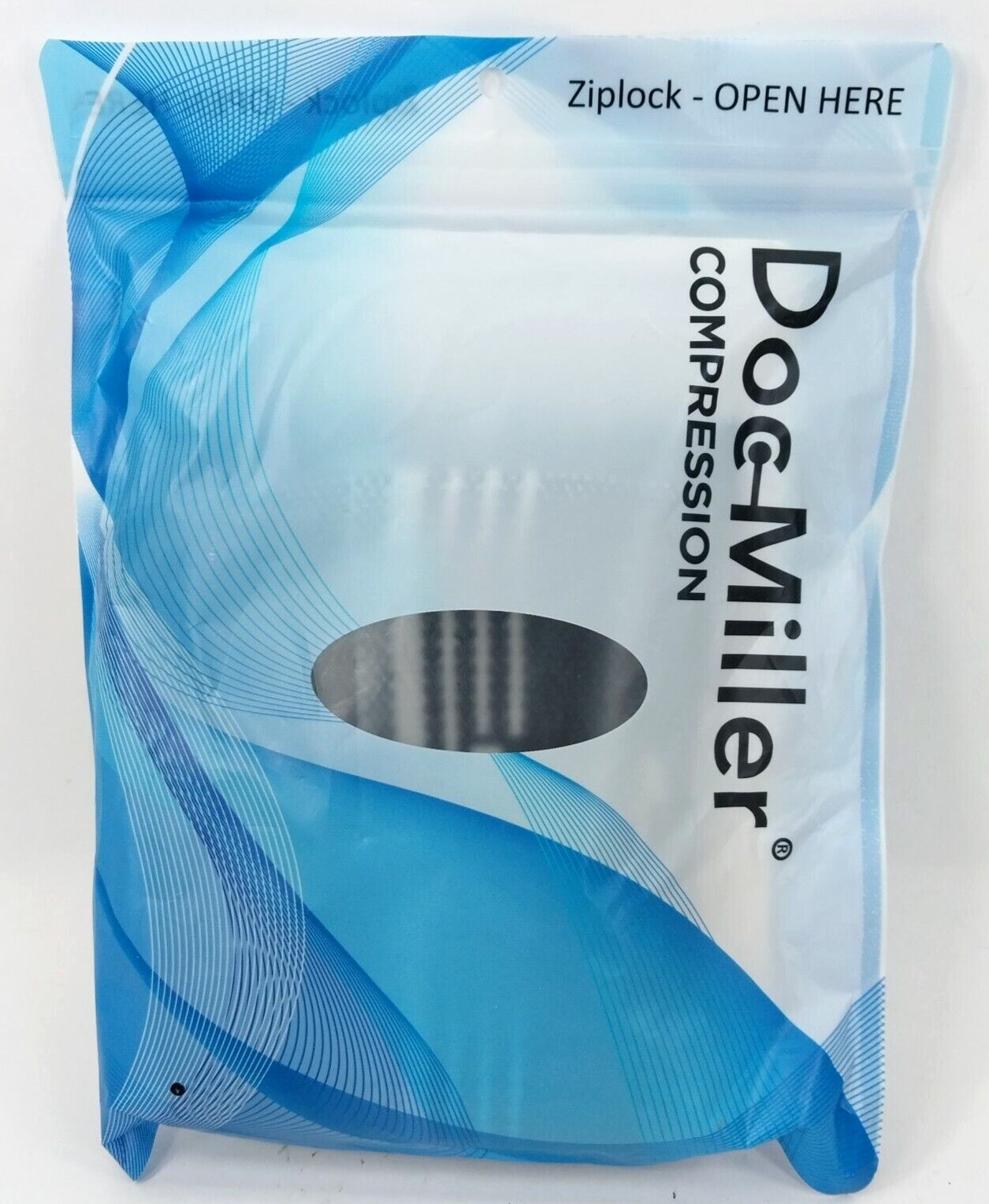 Doc Miller Ankle Compression Sleeves 1 Pair Gray (Large) – Free Shipping