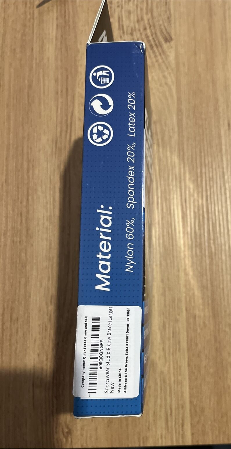 Sportswear Studio Elbow Brace Pack of 2 Anti Slip Size Large NEW