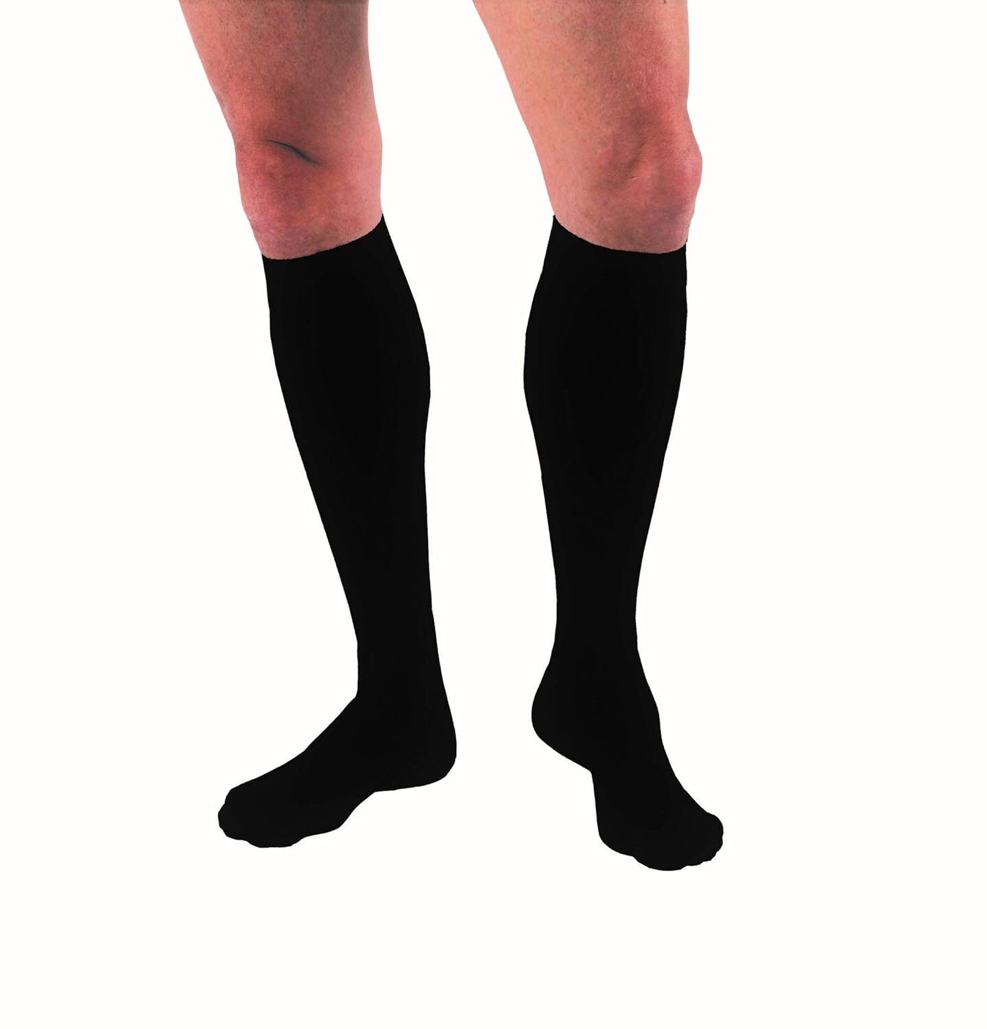 Jobst 115001 Compression Hose Knee High 15-20 mmHG Closed Toe Black Medium
