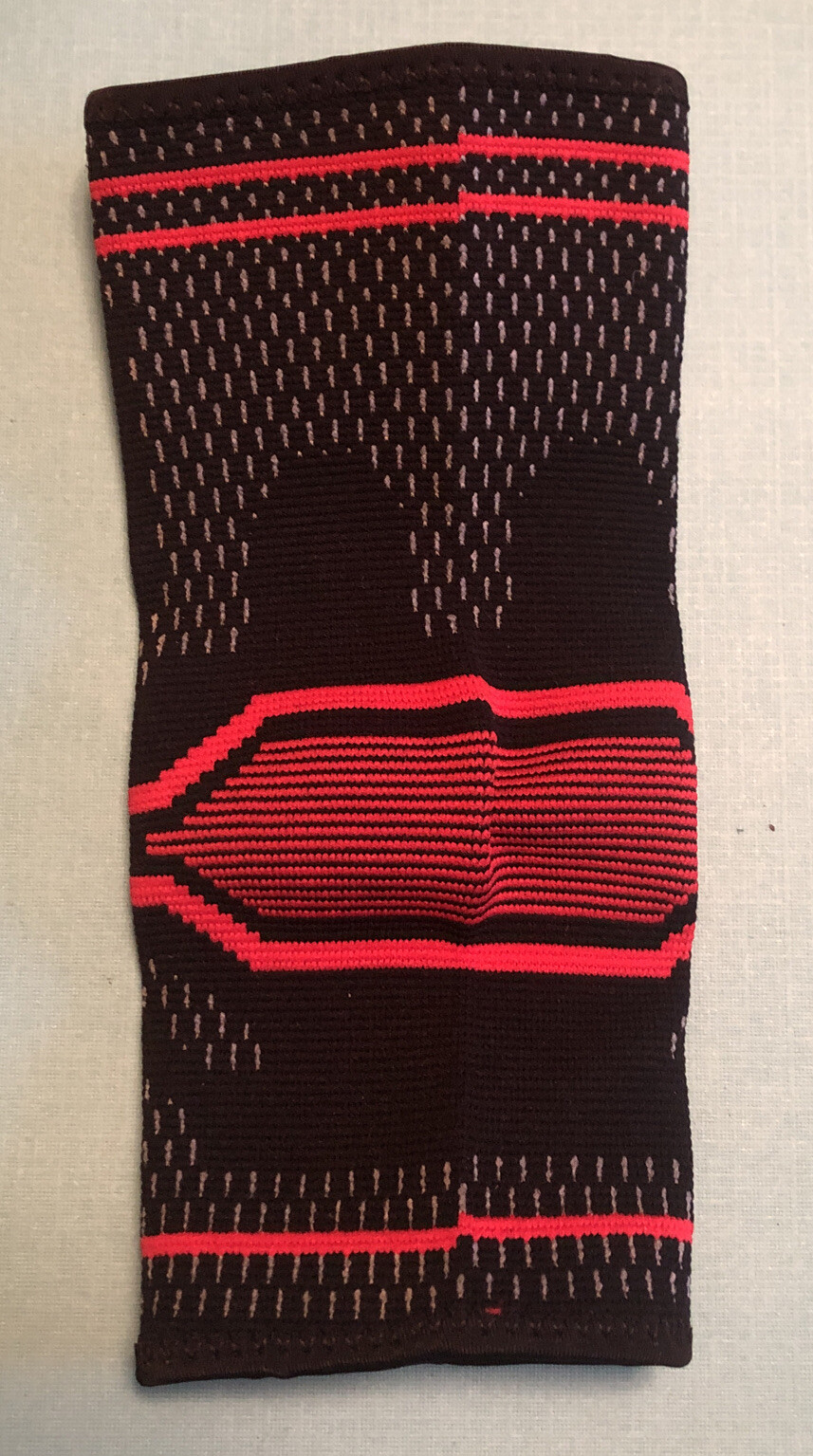 Large Ankle Support Sleeve Fitness Therapy Nylon Latex Spandex Black 9 Inch
