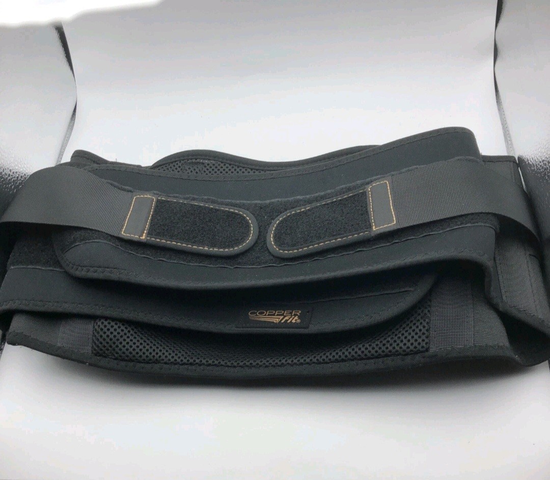 COPPER FIT UNISEX RAPID RELIEF 3 in 1 Back Support W/O Hot/cold Pack Fits 30-48”