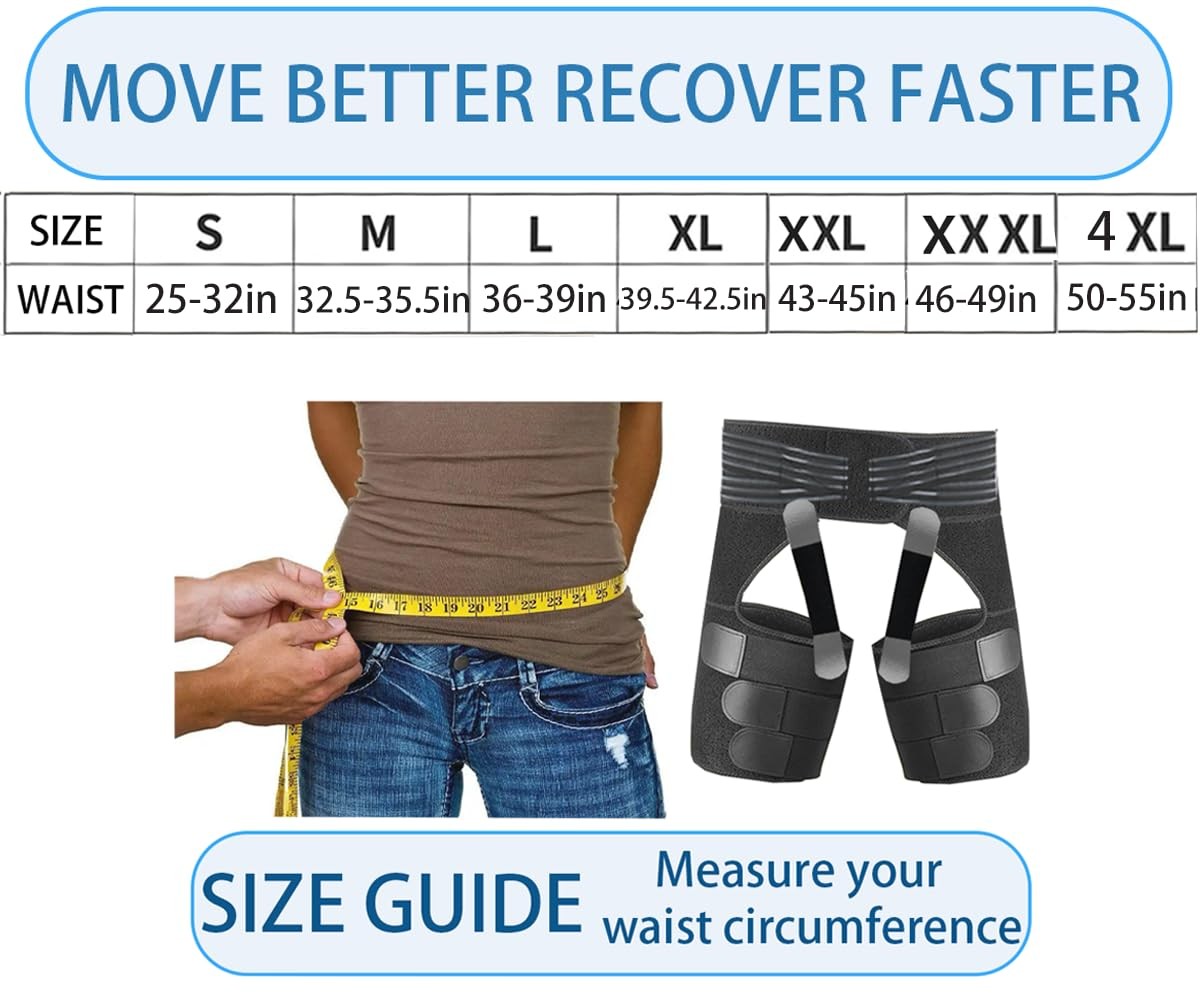 Thigh Compression Sleeve, Hip Wrap, Hamstring Compression Sleeve for Women & …