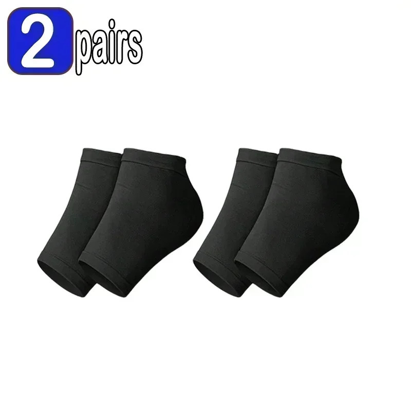 Silicone Heel Socks Anti-Crack Elastic Cloth for Feet Pain Relief Pads Heel Prot