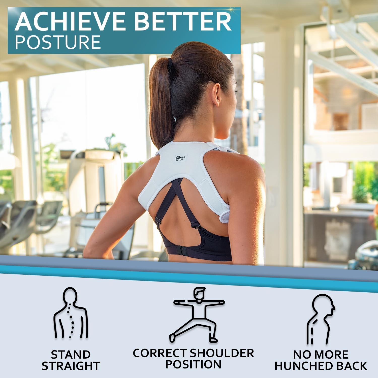 Upper Back Posture and Neck Hump Corrector – for Women and Men – Support Brac…