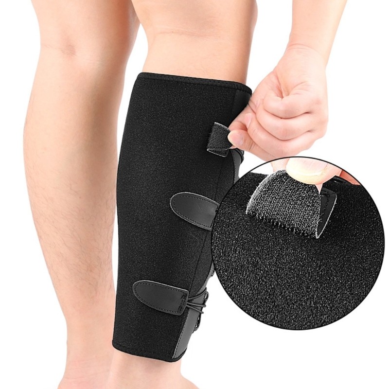 Adjustable Athletic Calf Support Sleeve Breathable Leg Brace for Injury Recovery