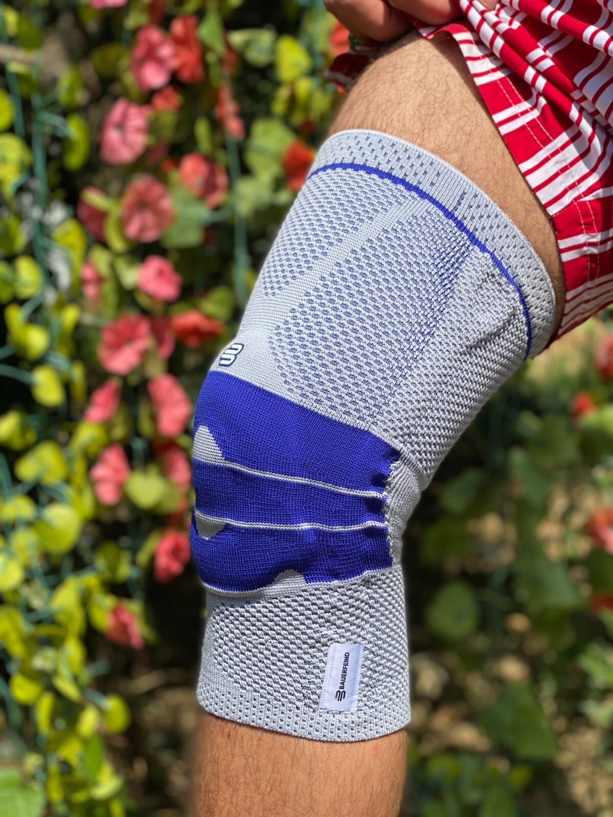 Bauerfeind GenuTrain Size 7 Knee Joint Brace Patella Support ACL Meniscus Hinge