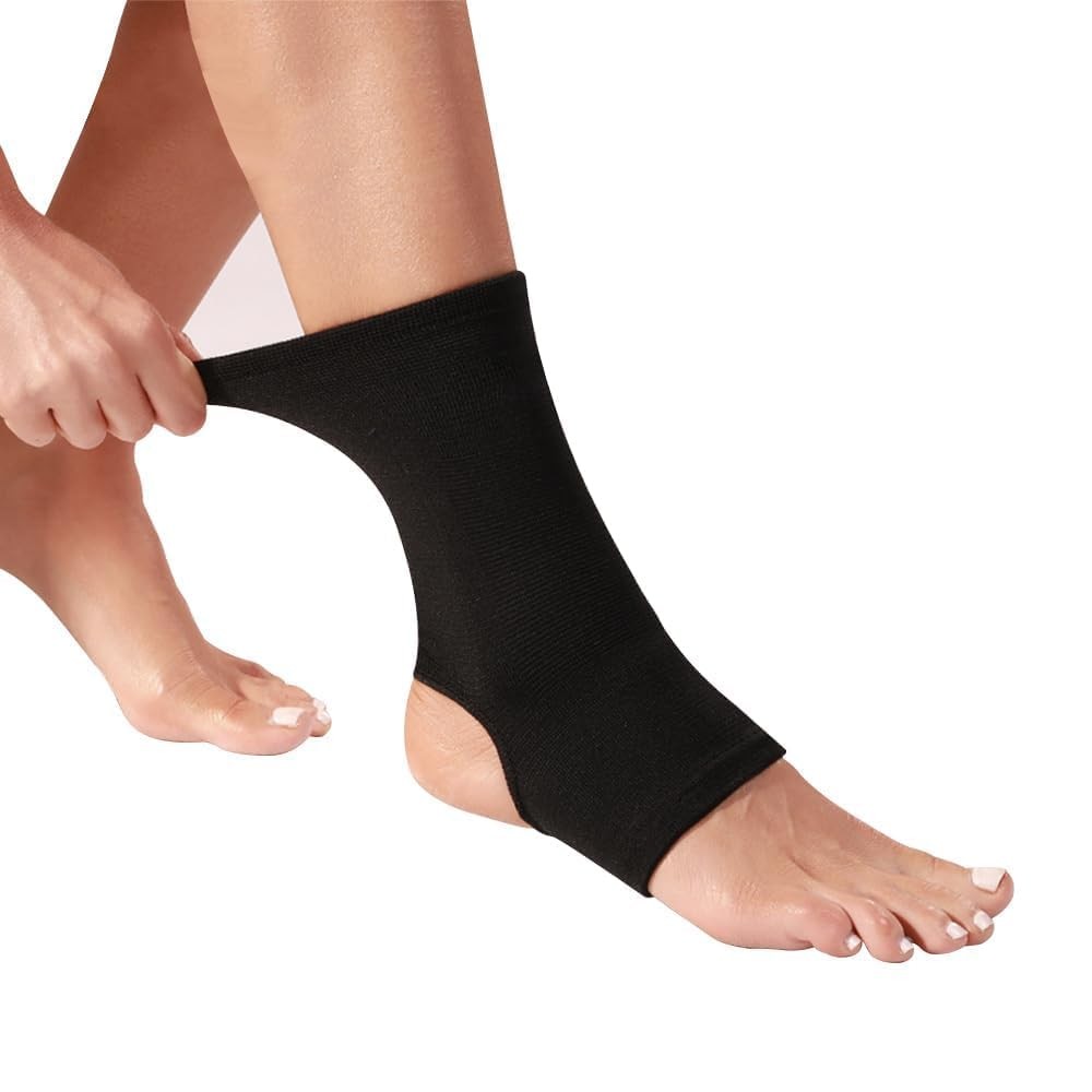 2 Pack Ankle Brace Compression Sleeve, Ankle Wrap & Ankle Support for Women &