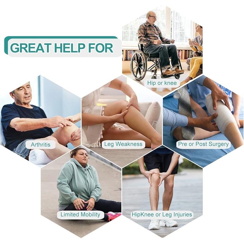 Hip Replacement Recovery Leg Lifter Strap Mobility Aid Surgery Patients New