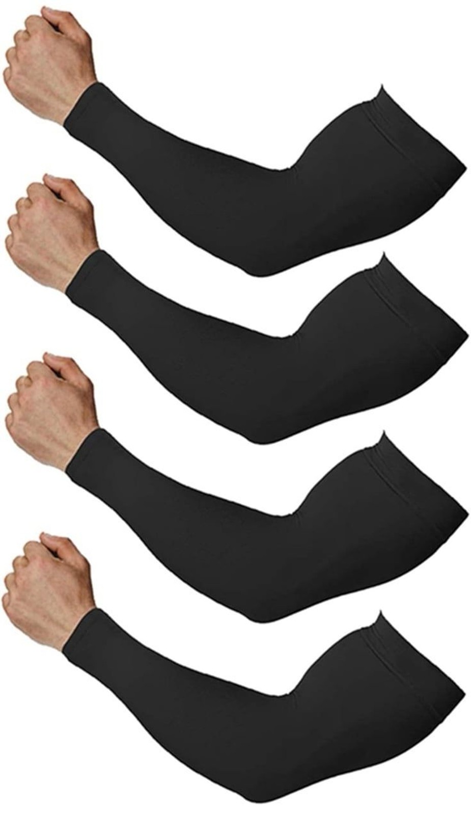 4 PACK -Arm Sleeves for Men and Women – Tattoo Cover Up – Cooling Sports Sleeve