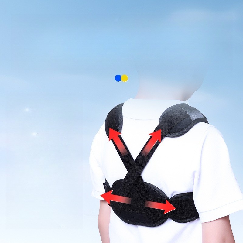Pectus Carinatum Brace Adjustable Buckle Pigeon Chest Support Corset For Child