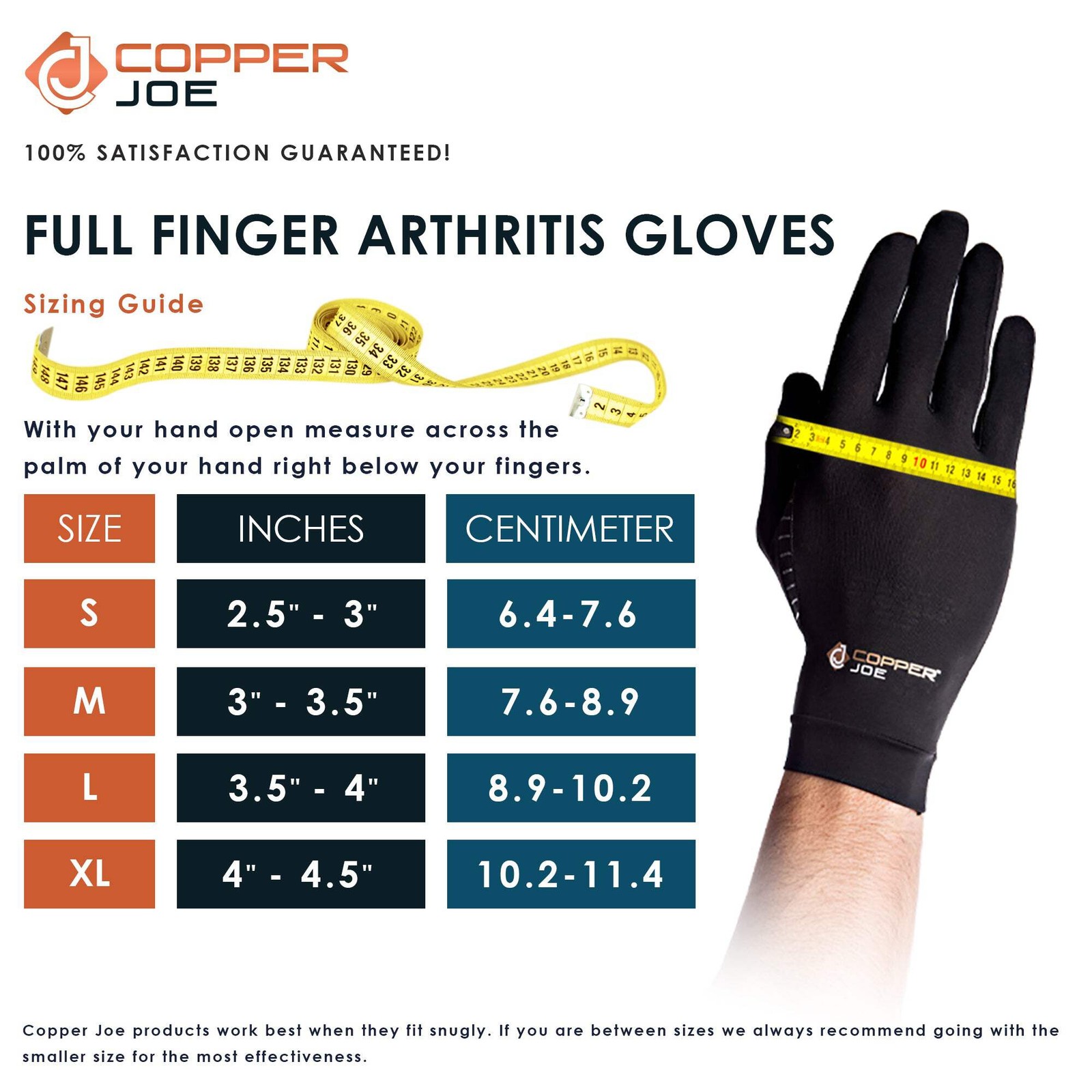 Hand Wrist Pro Bundle Copper Infused Full Finger Gloves Wrist Brace Set