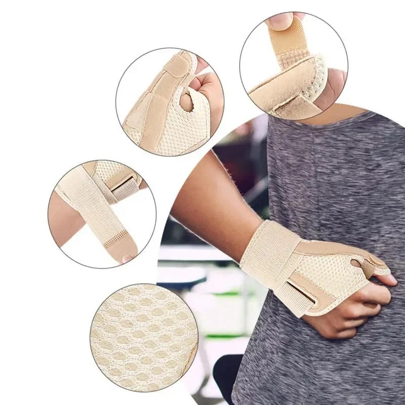 Thumb Wrist Support Brace Splint Arthritis Tendonitis Left Right Hand 1/2PCS