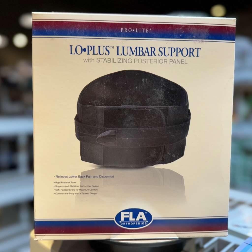 FLA Small Prolite Lo-Plus Lumbar Support Black