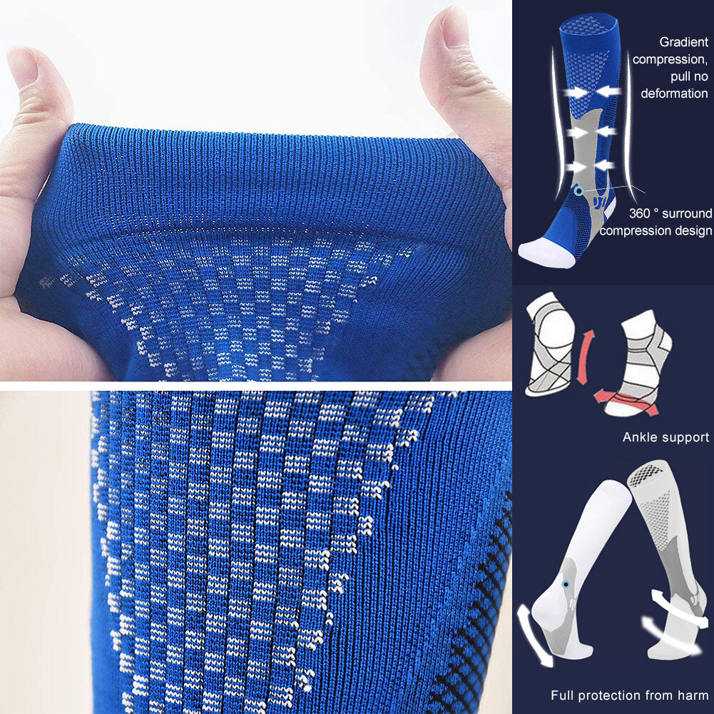 Anti-Slip Athletic Compression Sports Socks Soccer Football Socks for Men Women