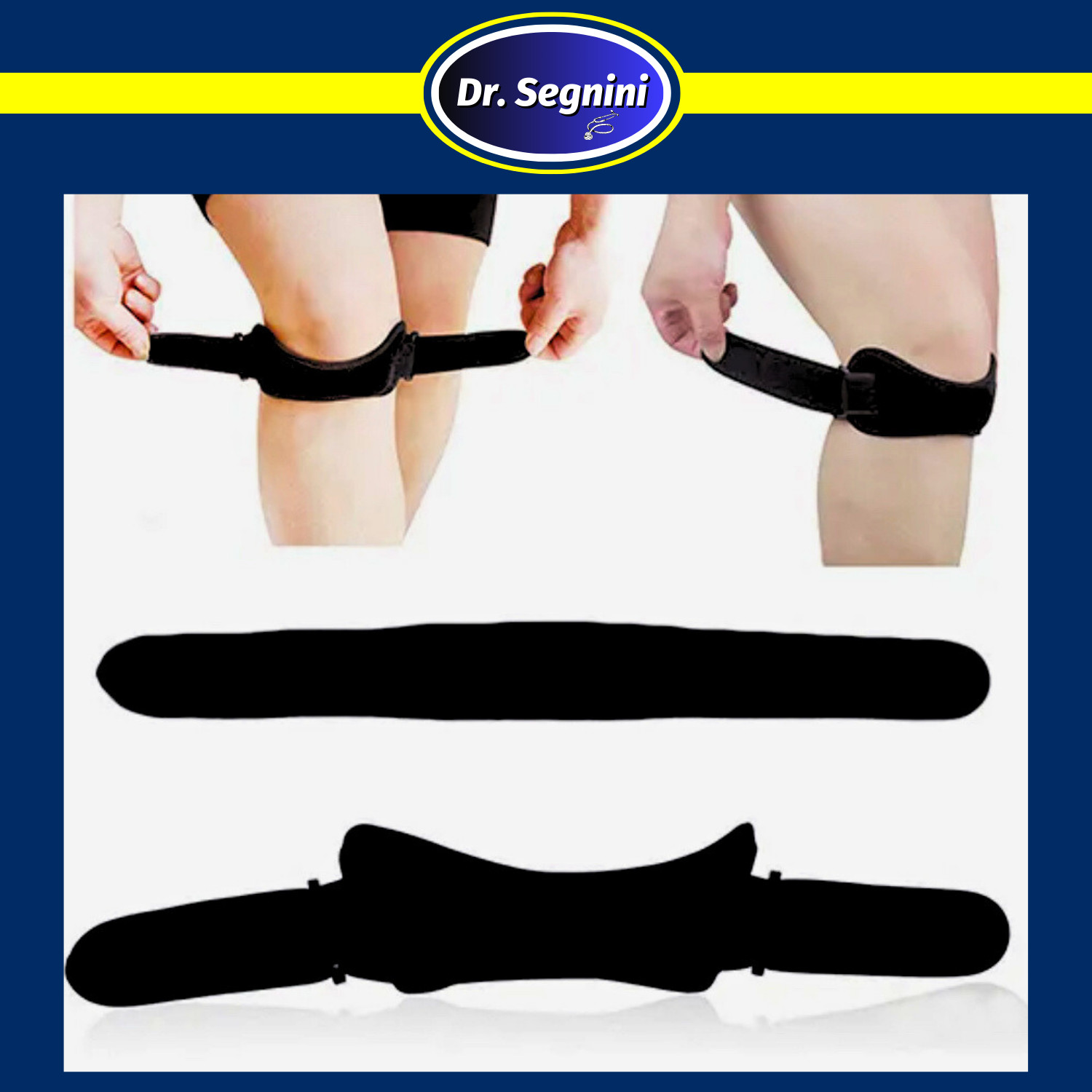 1 PAIR PATELLA KNEE SUPPORT STABILIZER STRAP BAND TENDON ARTHRITIS PAIN RELIEF✅⭐
