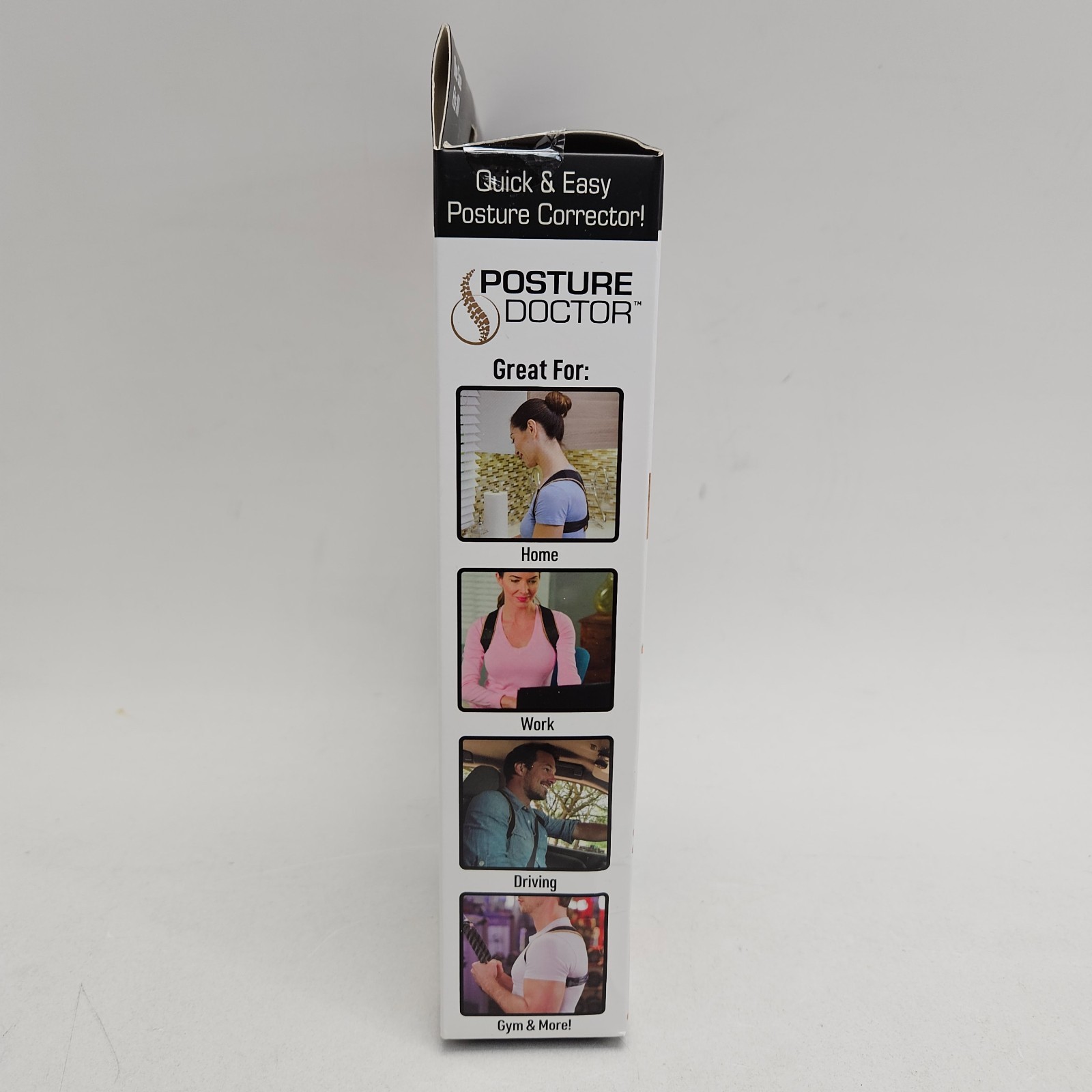 Ontel Posture Doctor Corrector Back Support Brace Adjustable Unisex One Size