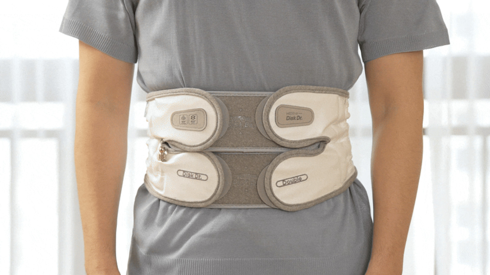 Disk Dr. Medical Lumbar Support WG50G2 5Size Options Double-Belt Traction Device