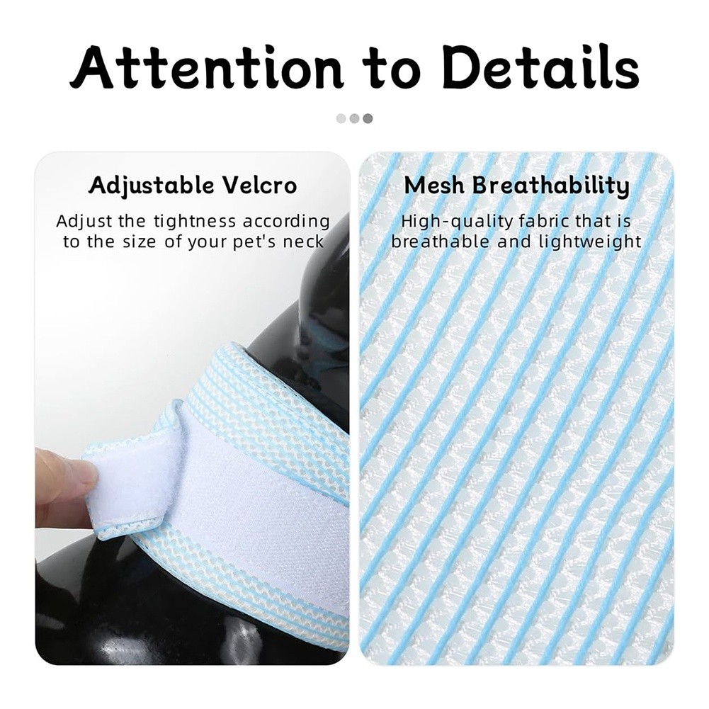 Neck Brace Cover – Breathable & Adjustable Elizabethan Collar for7822