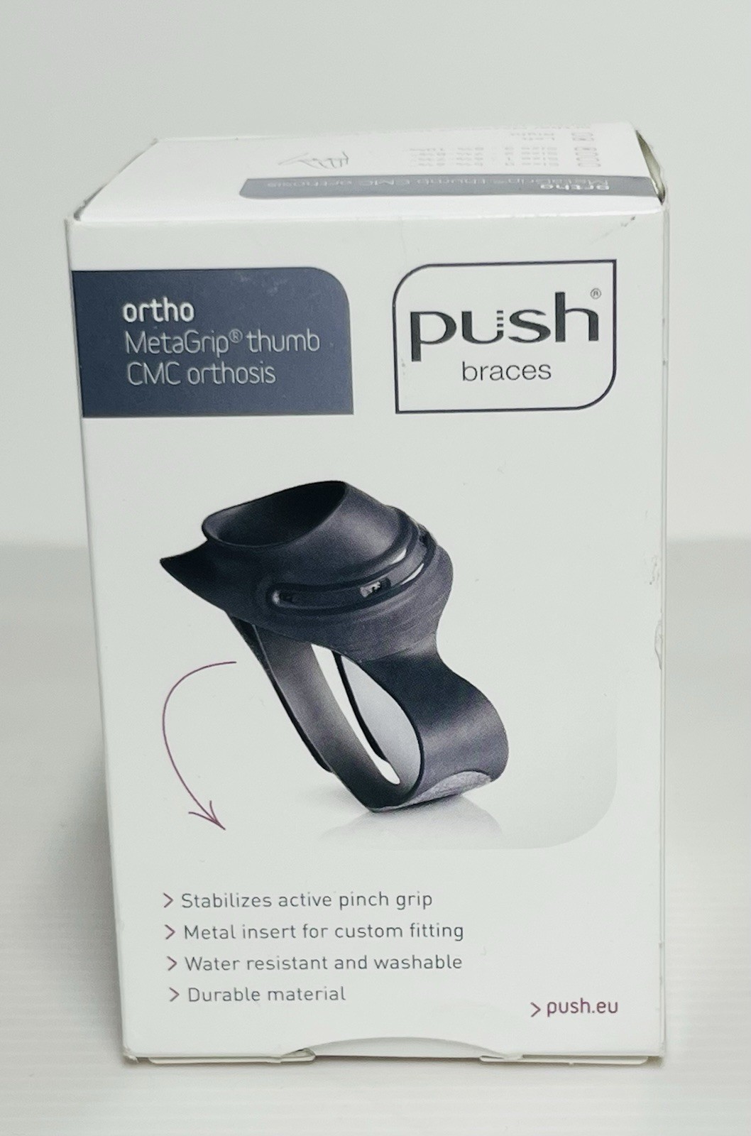 Push Braces ortho MetaGrip Thumb CMC orthosis Left Size 3 – 8 7/8 – 10 5/8, NEW