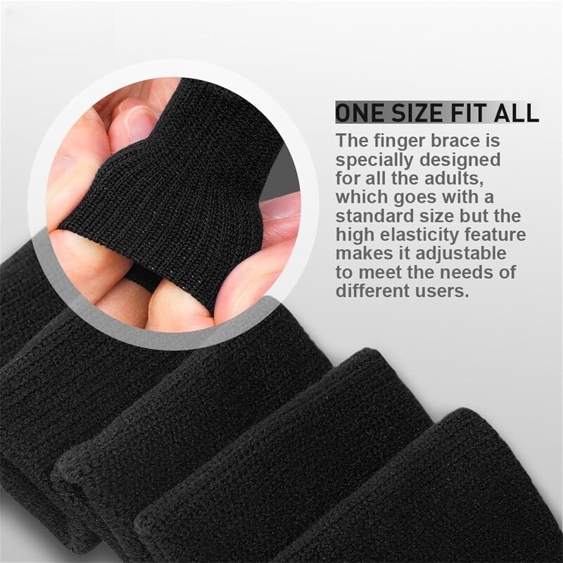 Finger Sleeves Thumb Splint Brace Support Pain Relief Compression Protector New