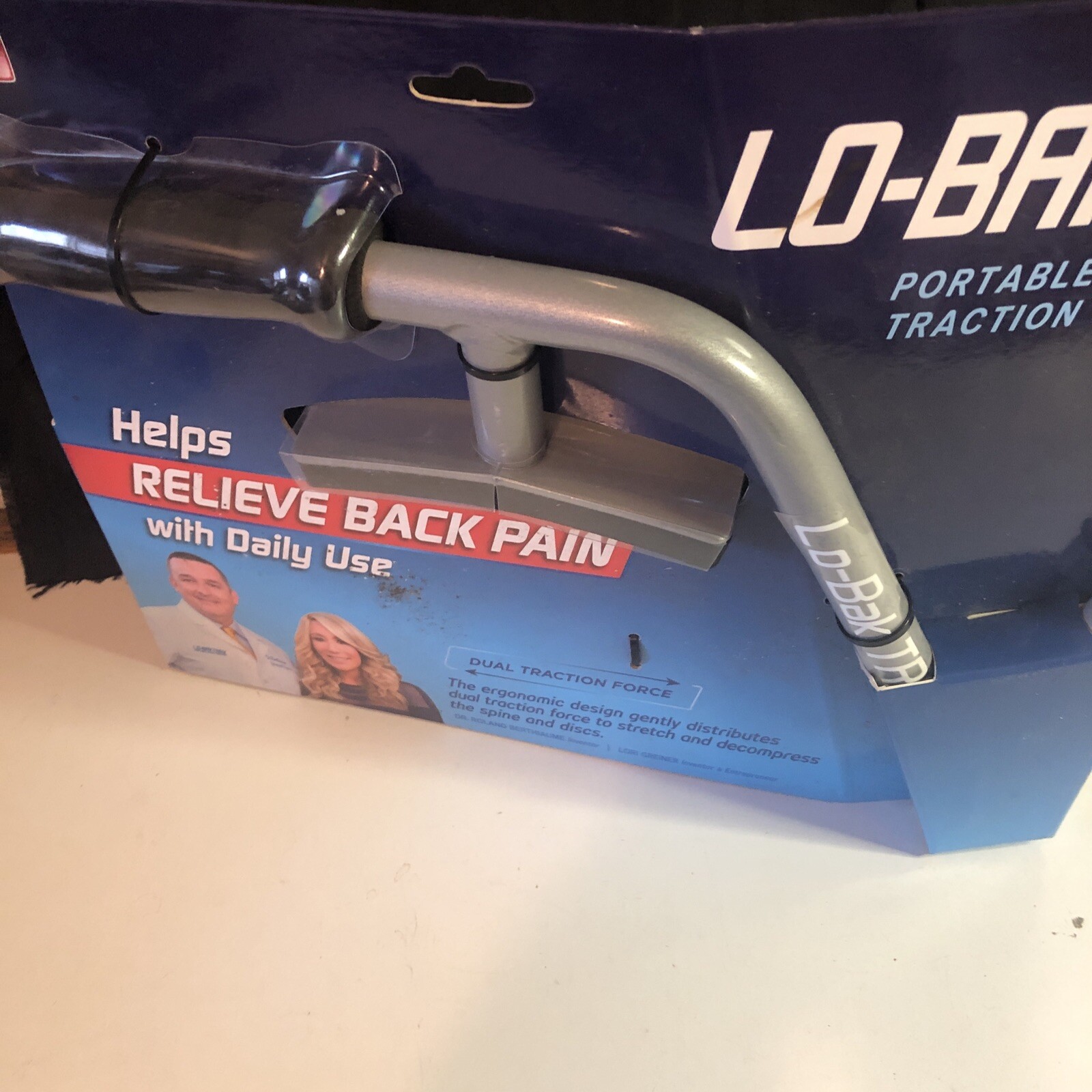 Lo-Bak Trax Portable Spinal Traction Device Relieves Back Pain NEW