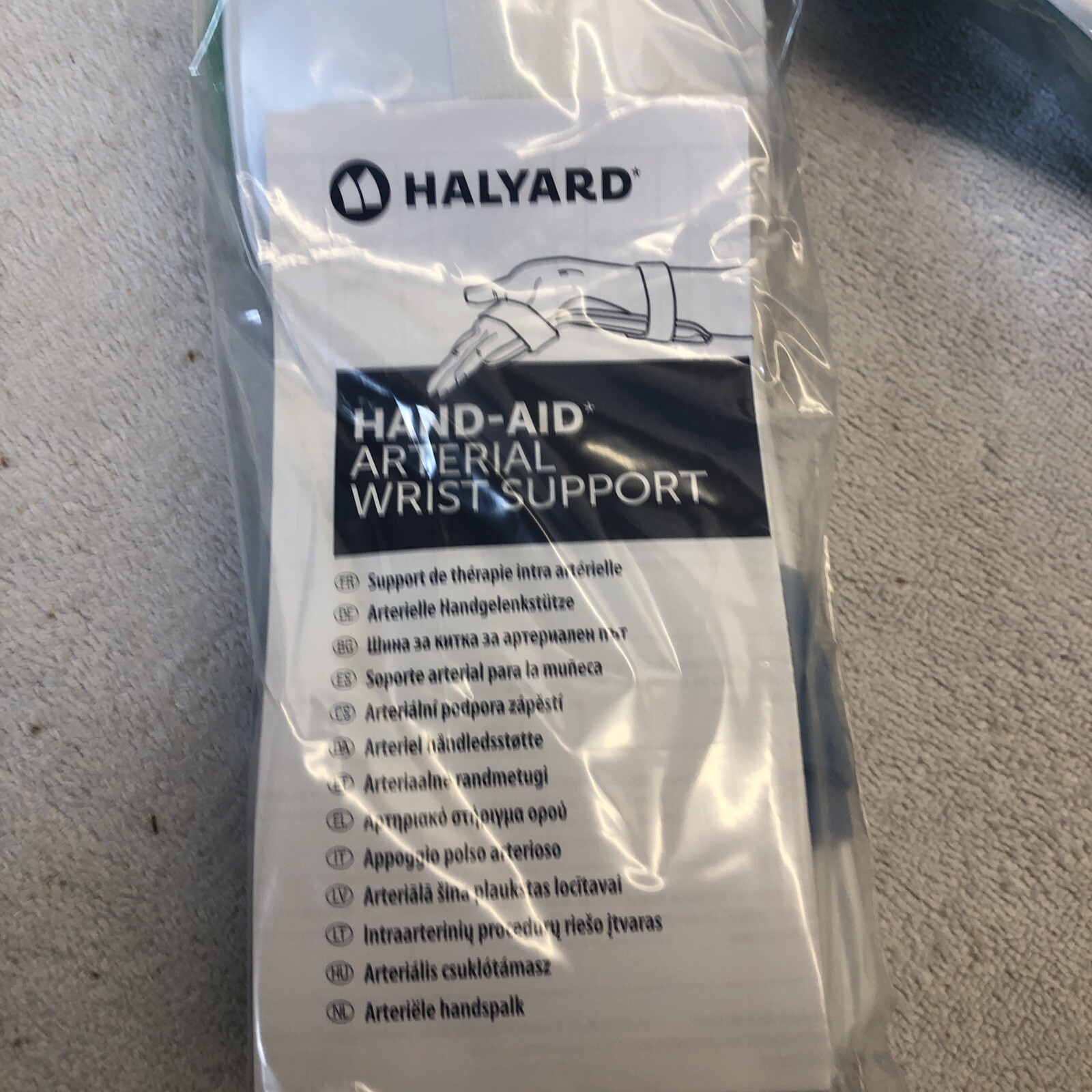 Lot of 10 Halyard Hand-Aid Arterial Wrist Support 29980 (3070)