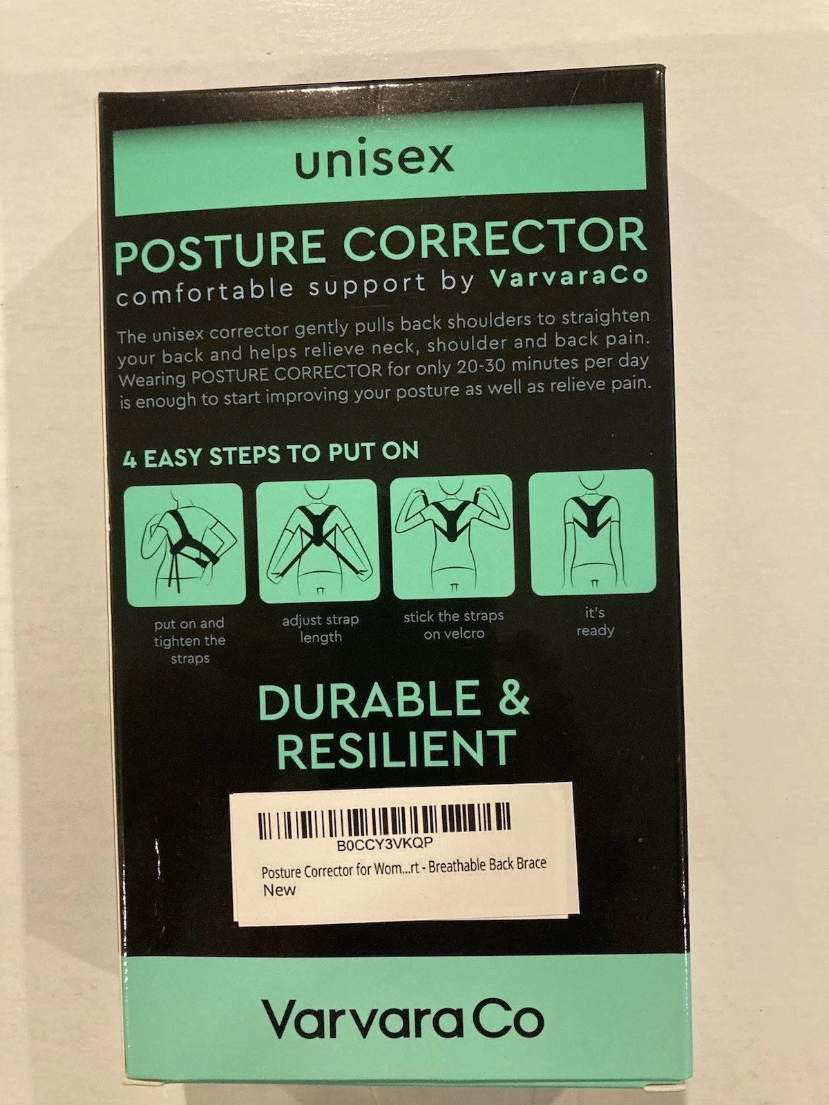 Adjustable Posture Corrector Low Back Support Shoulder Brace Belt for Men Women