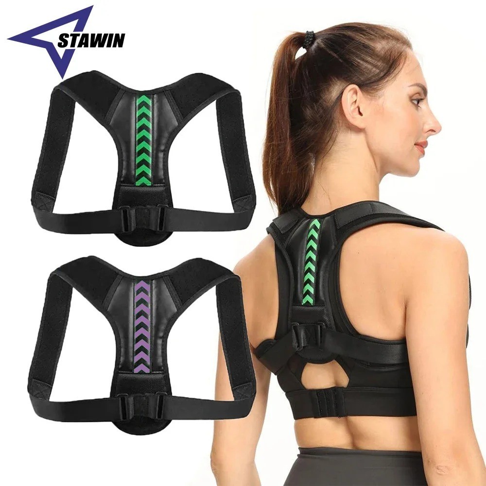 Shoulder Support Adjustable Back Pain Support Posture Corrector Brace Belt Strap
