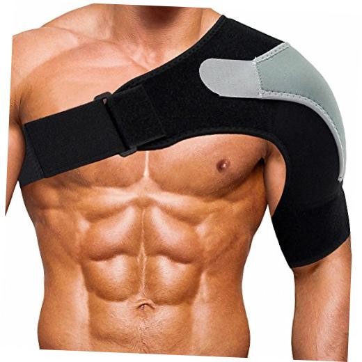 Shoulder Stability Brace Adjustable Shoulder Support with Pressure Pad, Left