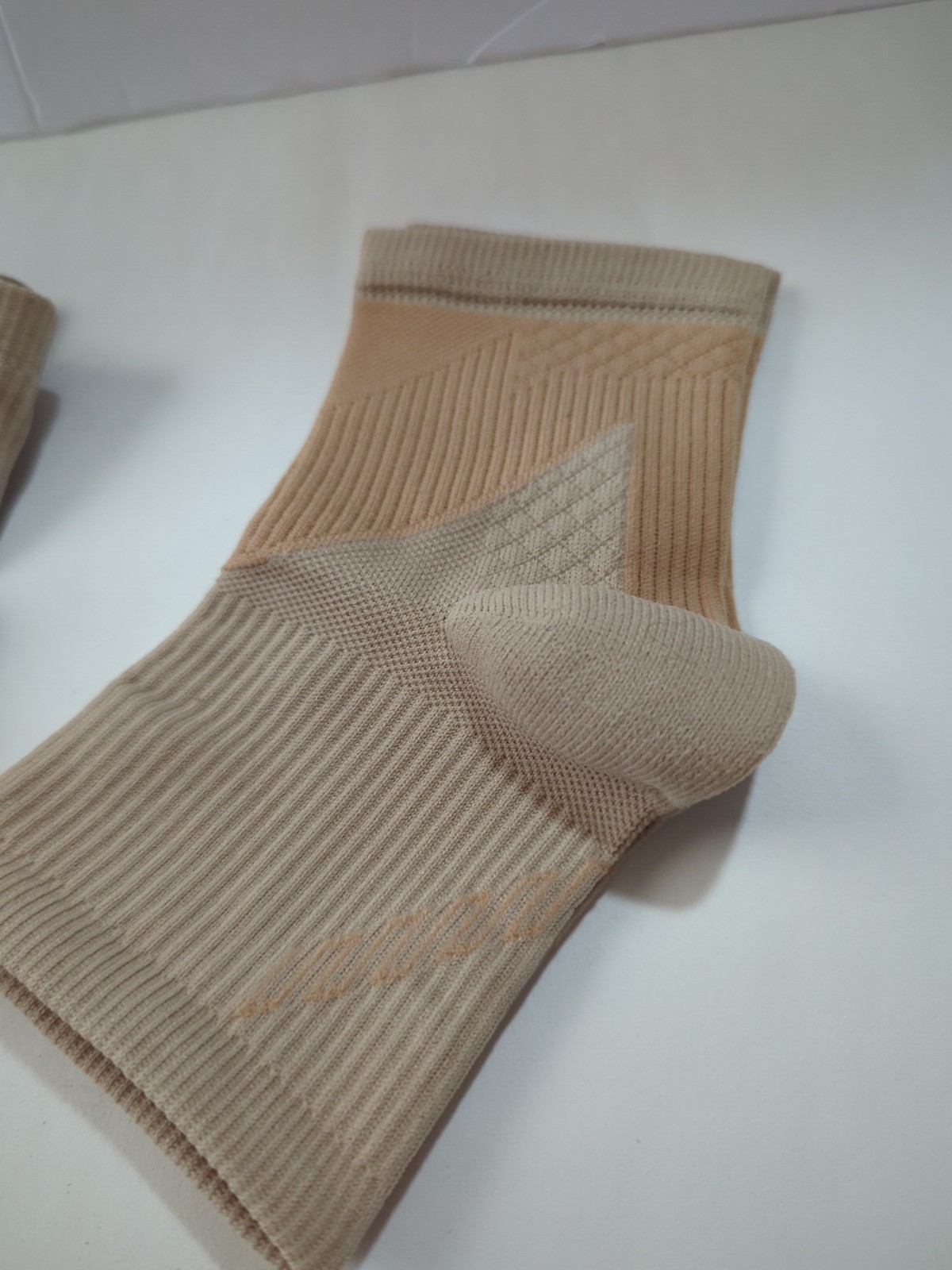 Keskale Foot Ankle Compression Sleeve Support Black L 2 Pairs A1