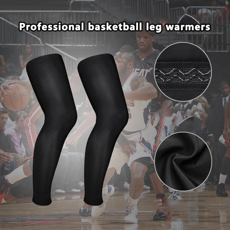 1Pc Full Leg Sleeves Long Compression Leg Sleeve Knee Sleeves Protect Leg
