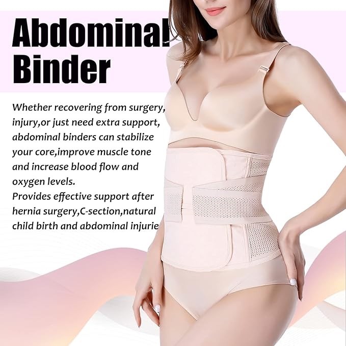 Moolida C-section Postpartum Belly Wrap Plus Size Recovery Belly Band XL