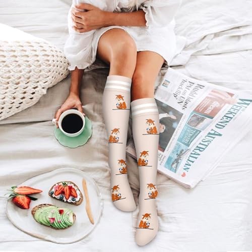 6 Pack Copper Compression Socks for Large-X-Large D-assorted1-small animal-1