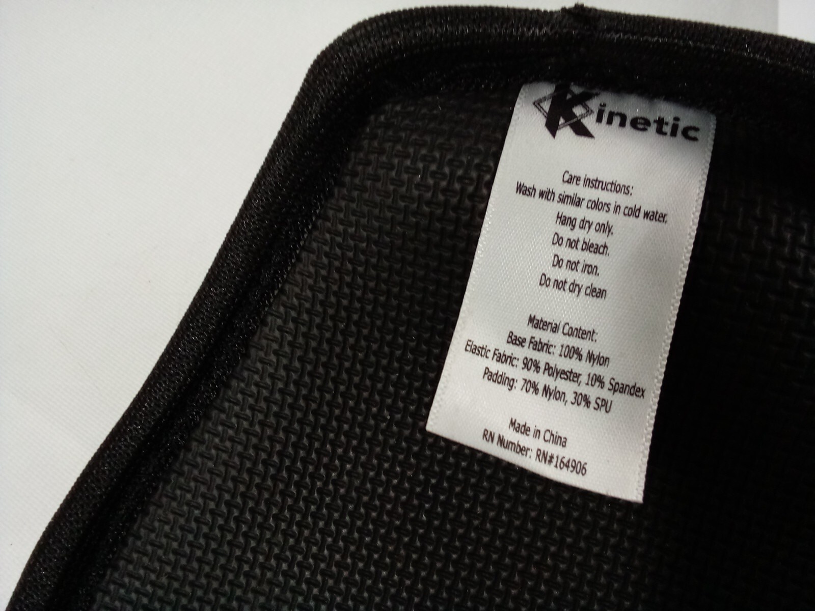 Kinetic Adjustable Black Back Brace