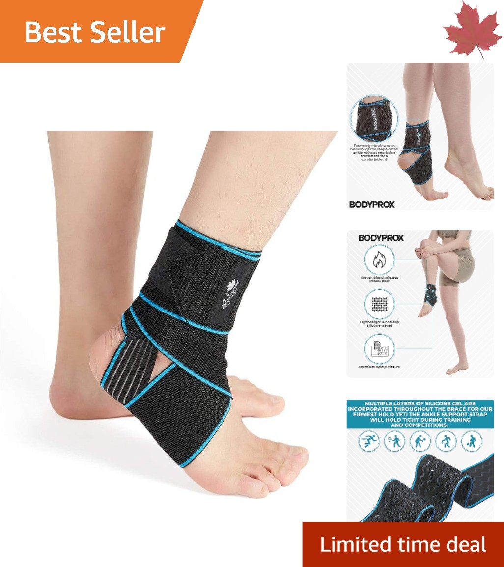 Universal Customizable Ankle Brace – Adjustable Compression, Prevents Injury