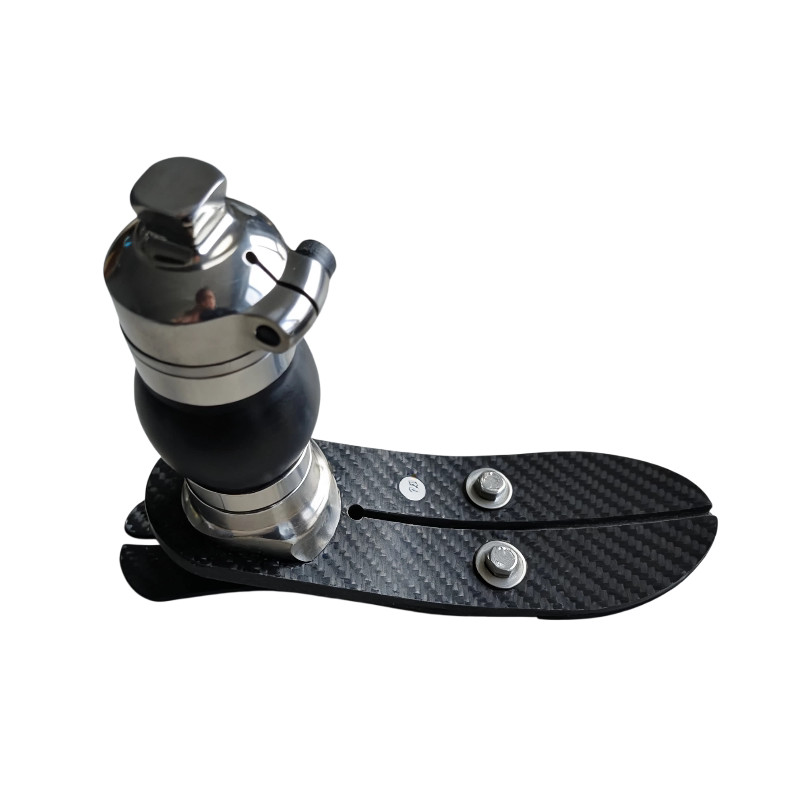 Carbon Fiber Prosthetic Foot 360° Ball Ankle Ti w/ Shell Sock Set 100kg